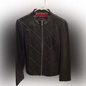 Vintage Genuine Black Soft Leather Jacket